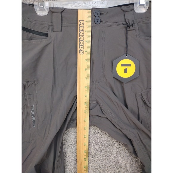 Truewerk T2 Work Pants Mens 34x32 Dark Gray Workwear Technical Performance NWT - Picture 12 of 16